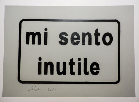 Mi sento inutile - Stencil