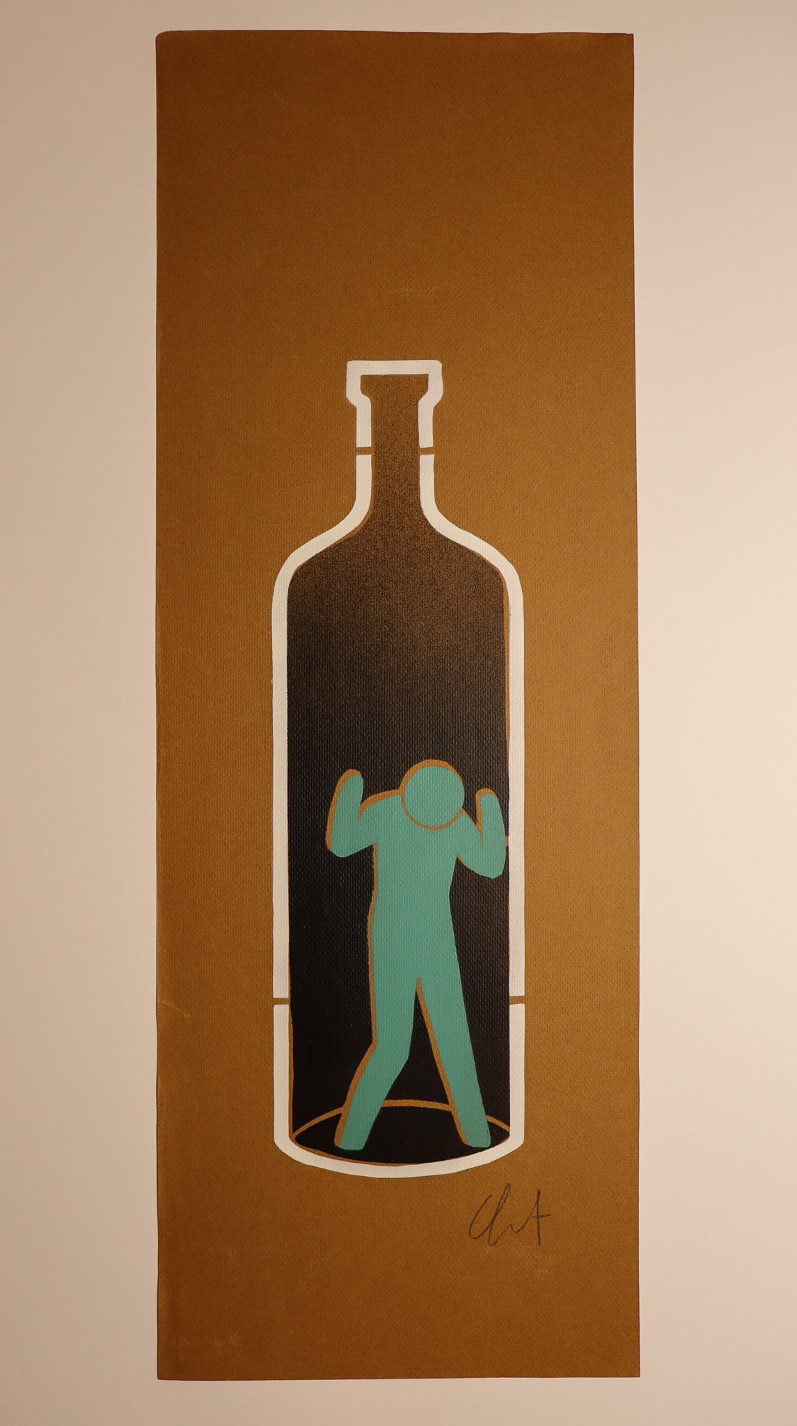 Bottiglia - Stencil