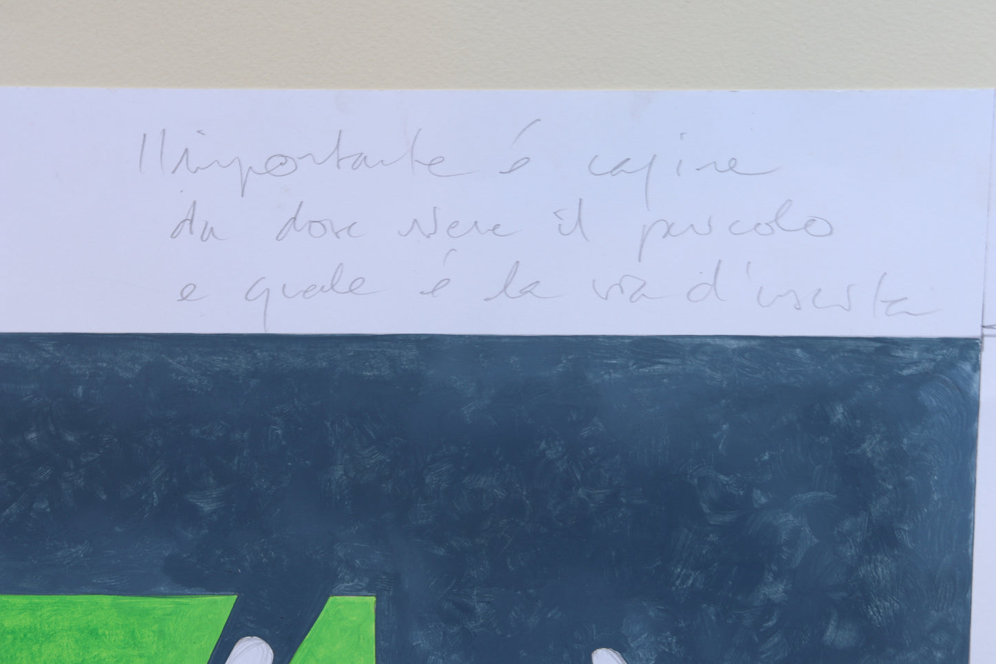 Uscita di sicurezza - Pittura ad olio